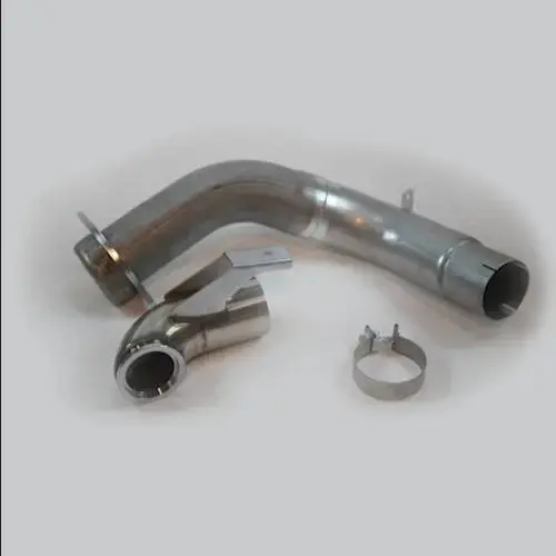 No Limit Fabrication 4-Inch Stainless Steel Downpipe For 2015-2024 Ford 6.7L Powerstroke 1