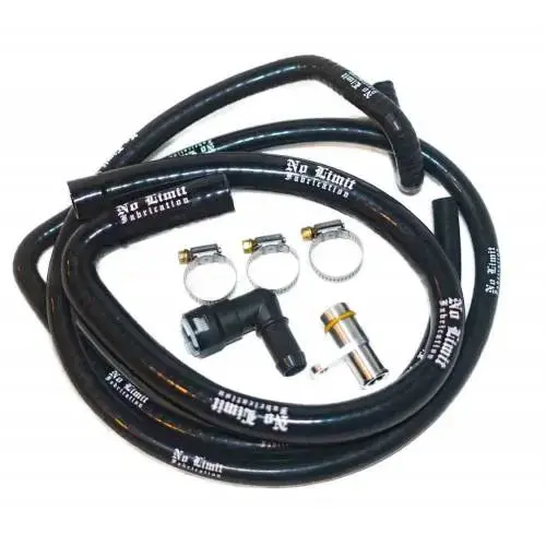 No Limit Fabrication Coolant Line Cleanup Kit For 2011-2024 Ford 6.7L Powerstroke 1