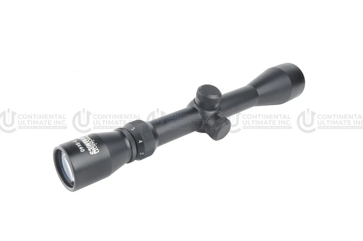 Precision Dynamics 3-9X40 Scope W/ Scope Rings 1