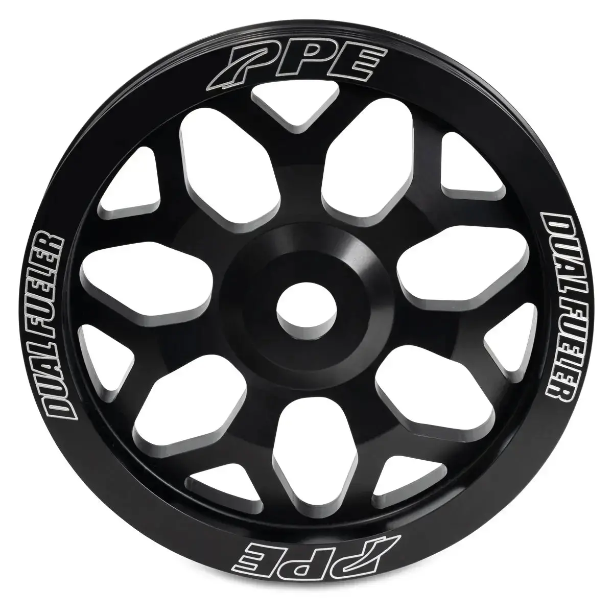 Ppe 2001-2016 Gm 6.6L Duramax 7Y-Spoke Style Billet Aluminum Pulley Wheel 1