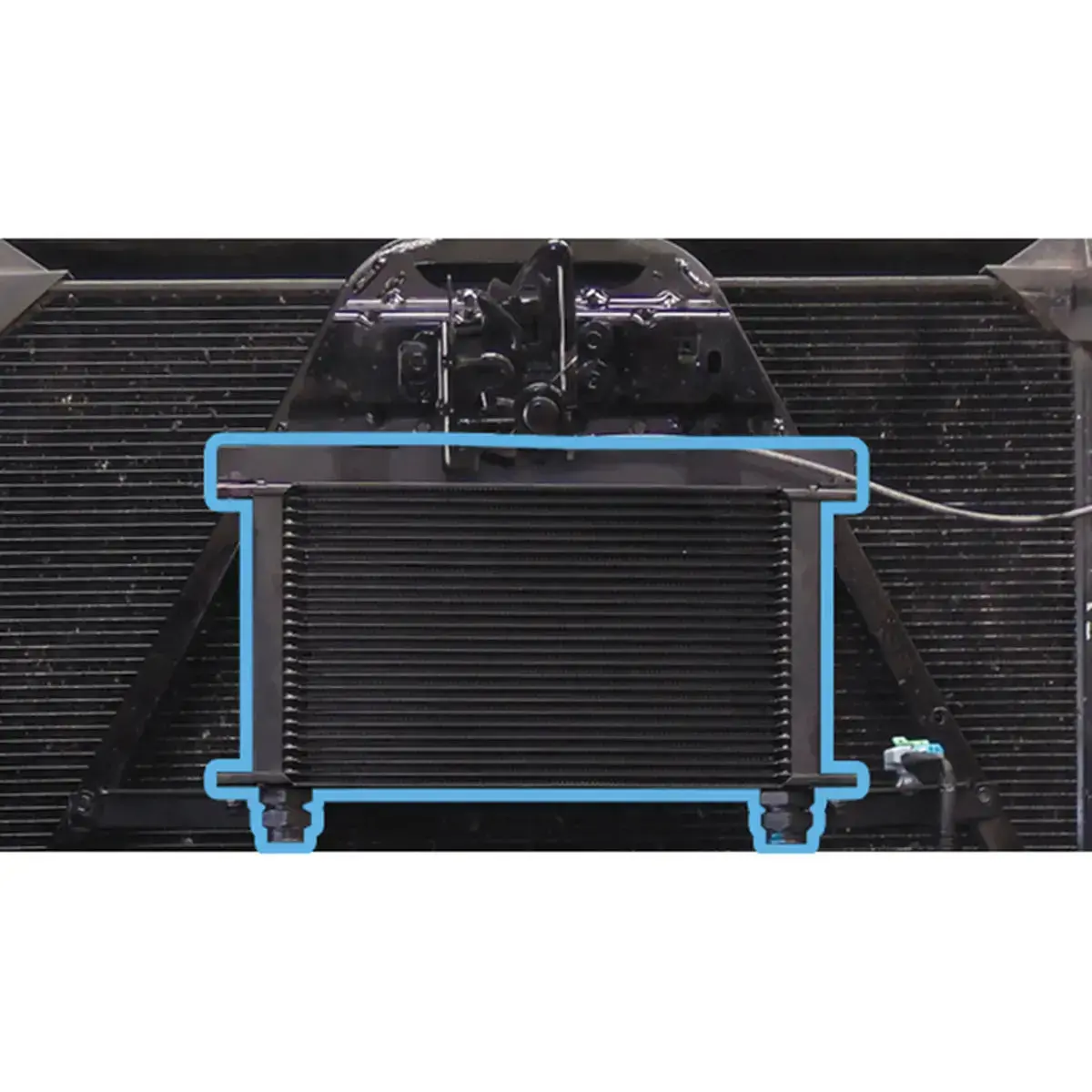Ppe 2003-2005 Gm 6.6L Duramax Performance Transmission Cooler Purple Clips 1