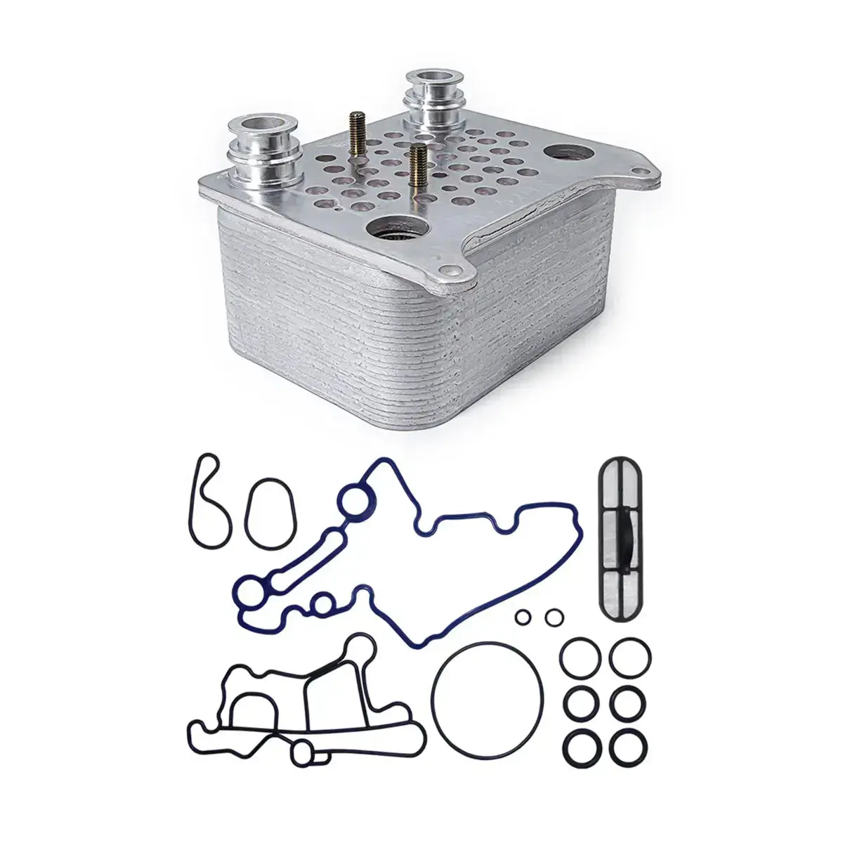 Ppe 2003-2007 Ford 6.0L Ppe Heavy-Duty Replacement Oil Cooler With Gasket Kit 1