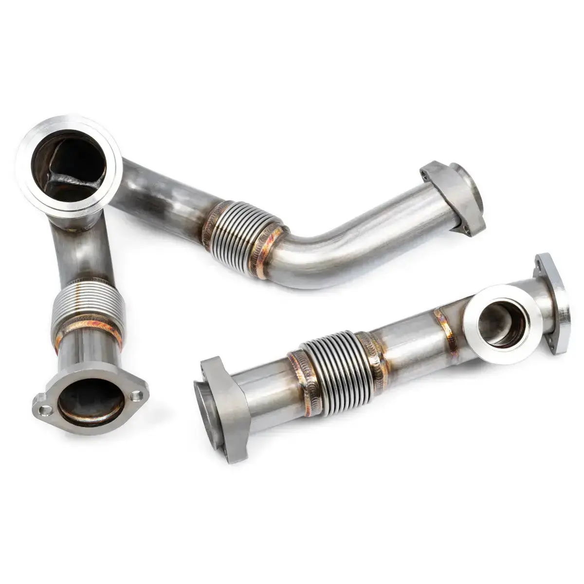 Ppe 2004-2007 Ford 6.0L Oem Performance Up-Pipes Use With Square Egr Cooler 1