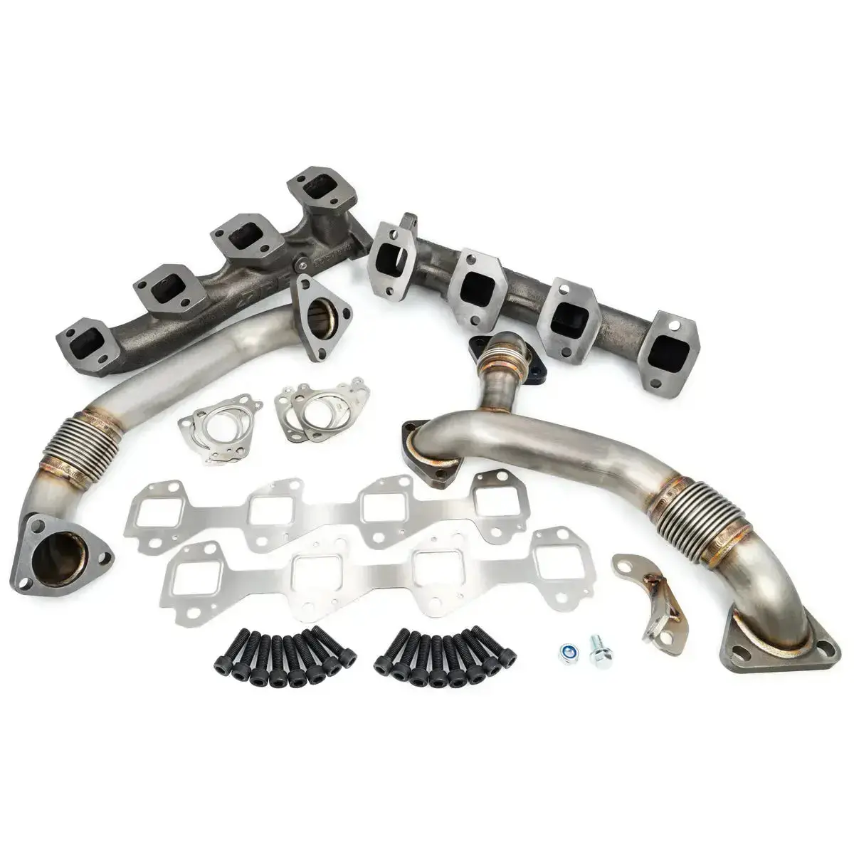Ppe 2006-2007 Gm 6.6L Duramax High-Flow Exhaust Manifold And Up-Pipe Kit 1