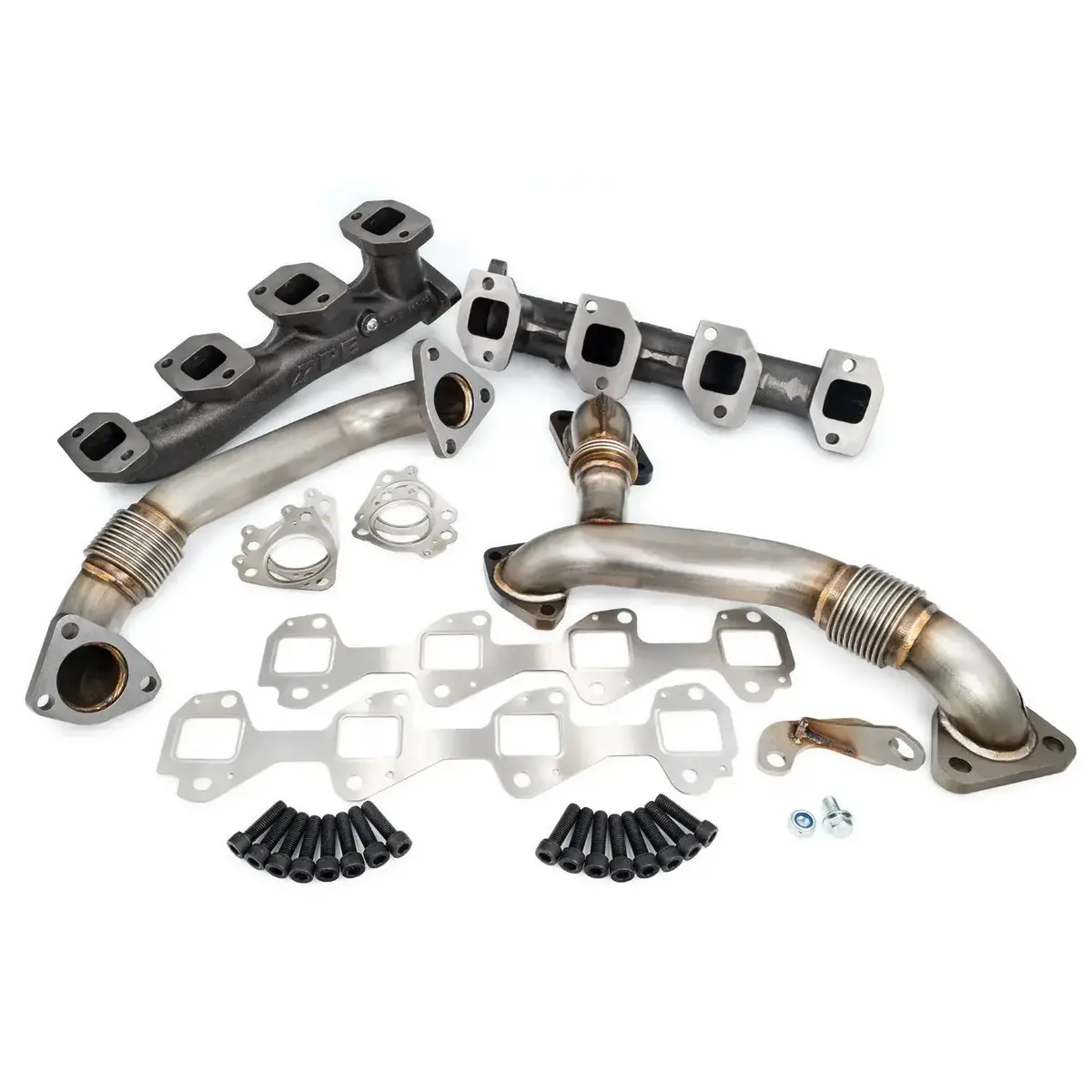 Ppe 2007.5-2010 Gm 6.6L Duramax High-Flow Exhaust Manifold And Up-Pipe Kit 1