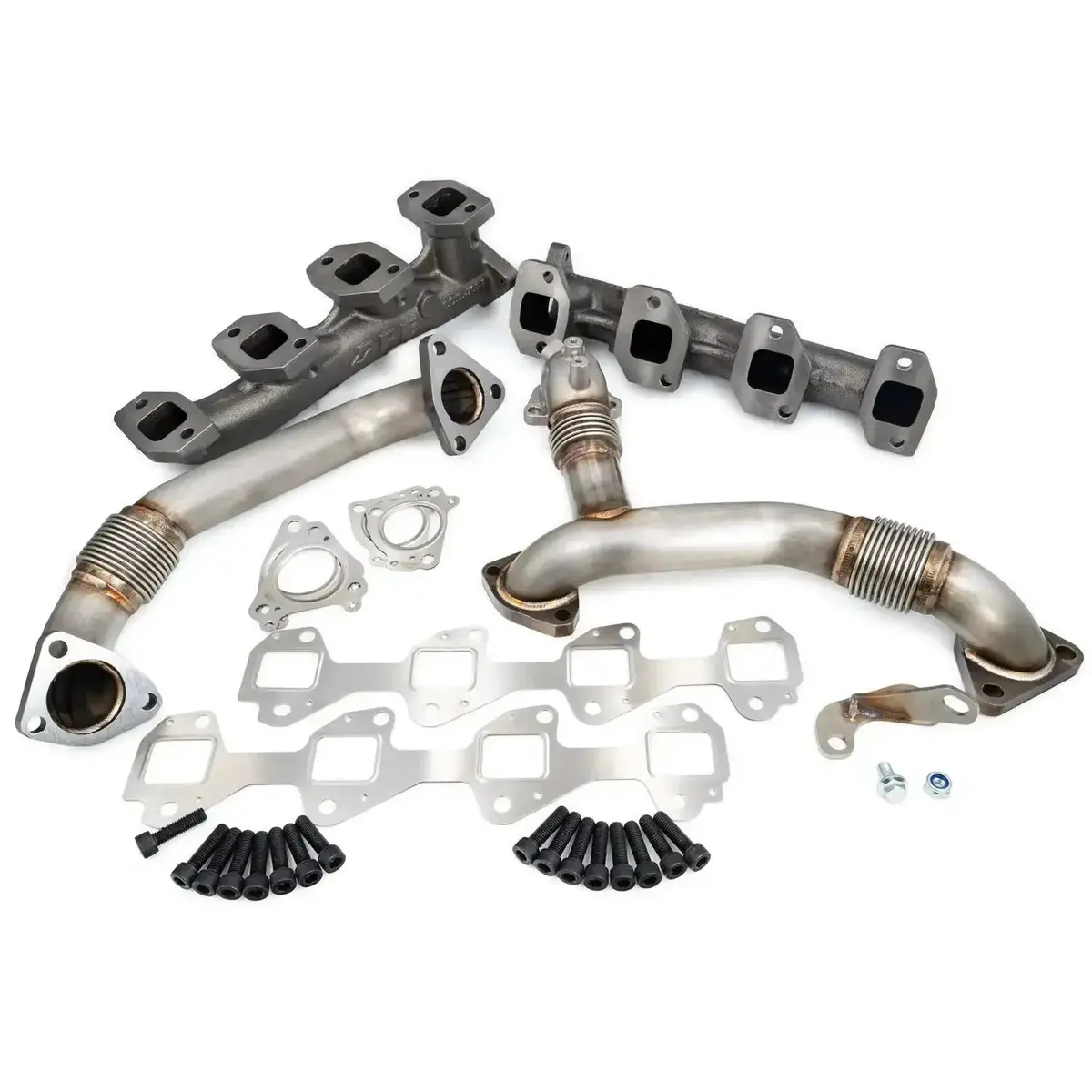 Ppe 2011-2016 Gm 6.6L Duramax High-Flow Exhaust Manifold And Up-Pipe Kit 1
