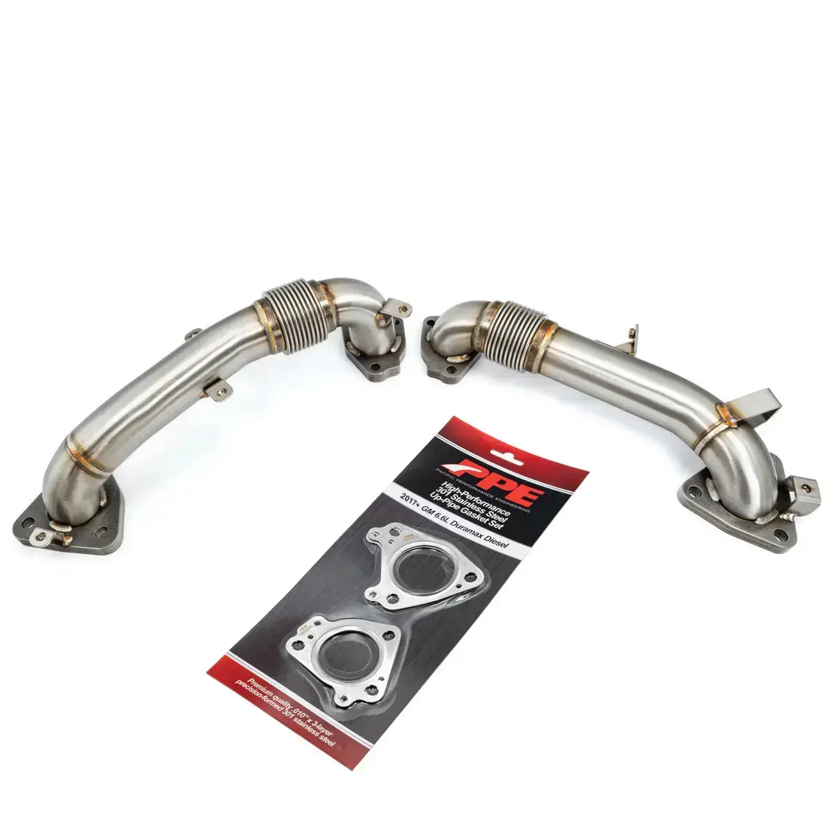 Ppe 2017-2024 Gm 6.6L Duramax Oem Length Replacement High Flow Up-Pipe Kit 1