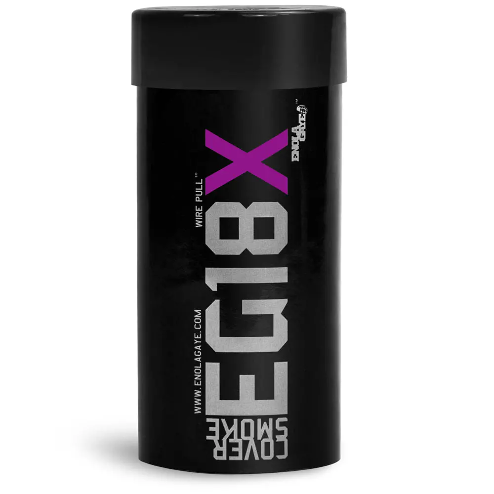 Eg18x Military-Grade Wire Pull Smoke Grenade (Orange / Purple / Blue / Yellow) 2