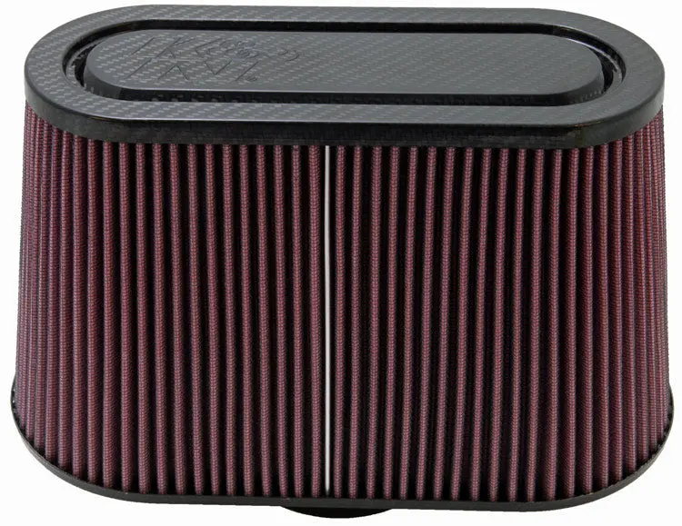 K&N Universal Air Filter - Carbon Fiber Top And Base (Rp-5103) 1