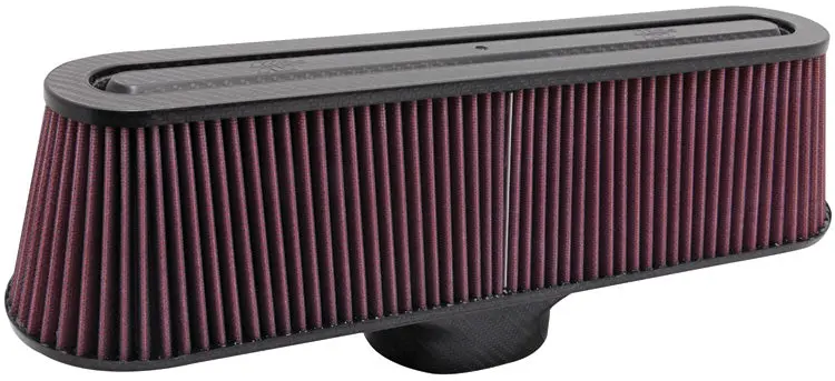 K&N Universal Air Filter - Carbon Fiber Top And Base (Rp-5135) 1