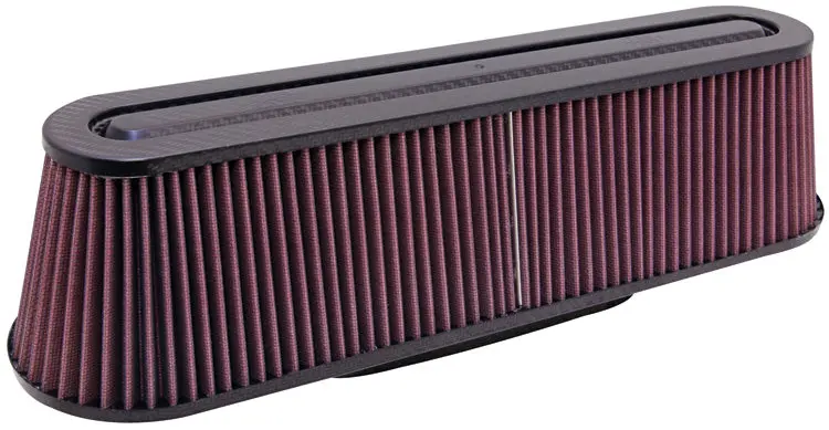 K&N Universal Air Filter - Carbon Fiber Top And Base (Rp-5161) 1