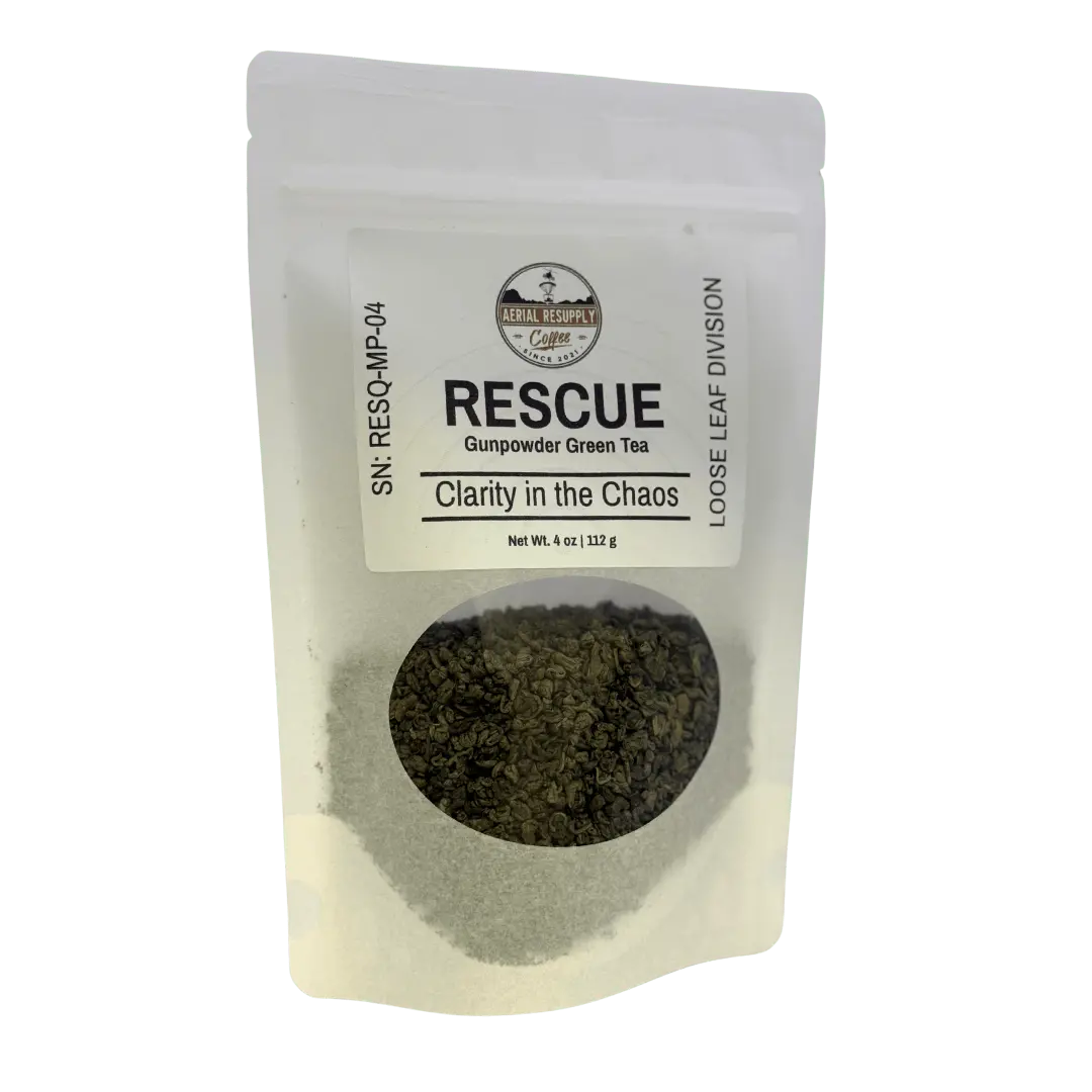 Rescue Organic Gunpowder Green Tea 1
