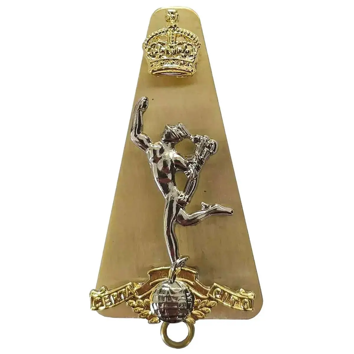 Royal Signals Cap Badge With Kings Tudor Crown 1