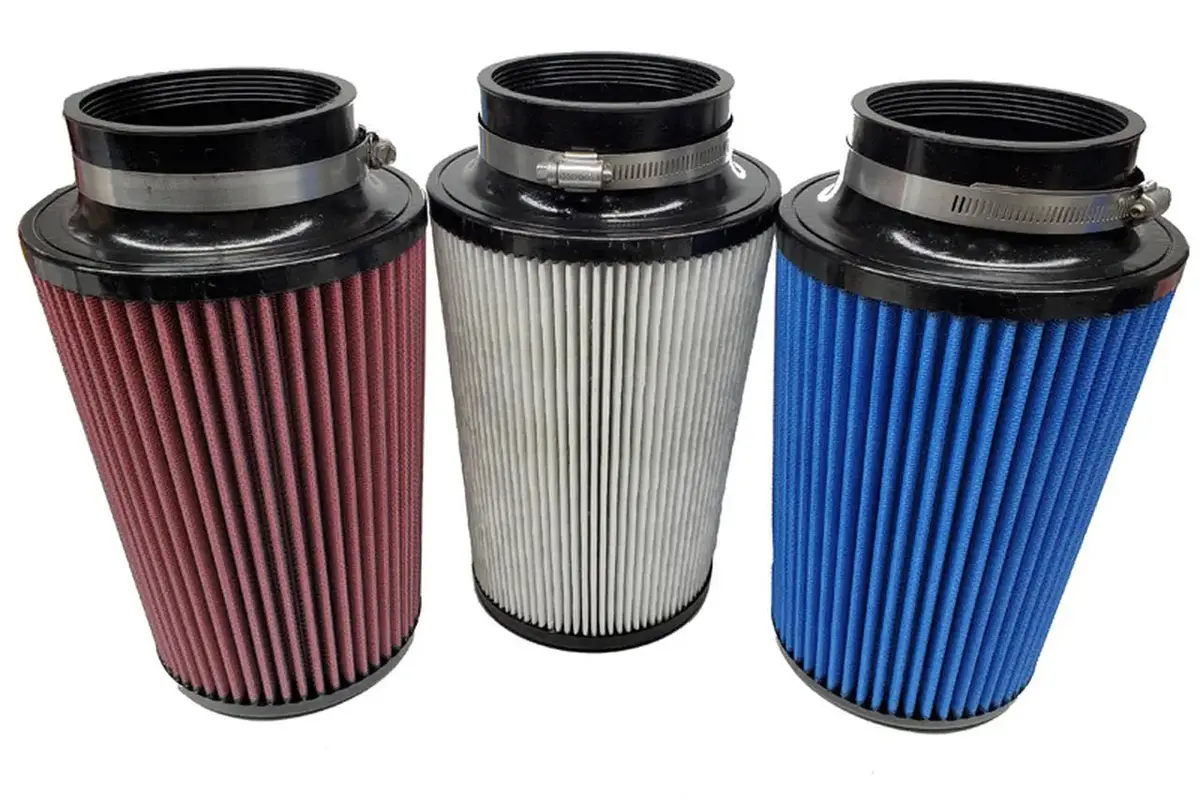S&B Filters Power Stack Air Filter 4.5X9 Inch Red Oil Sbaf459-R 1