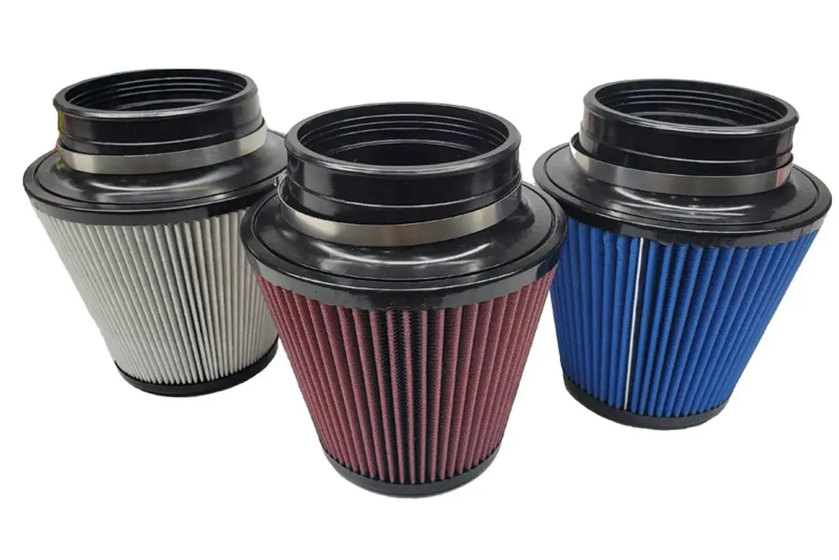 S&B Filters Power Stack Air Filter 5X7 Inch Red Oil Sbaf57-R 1