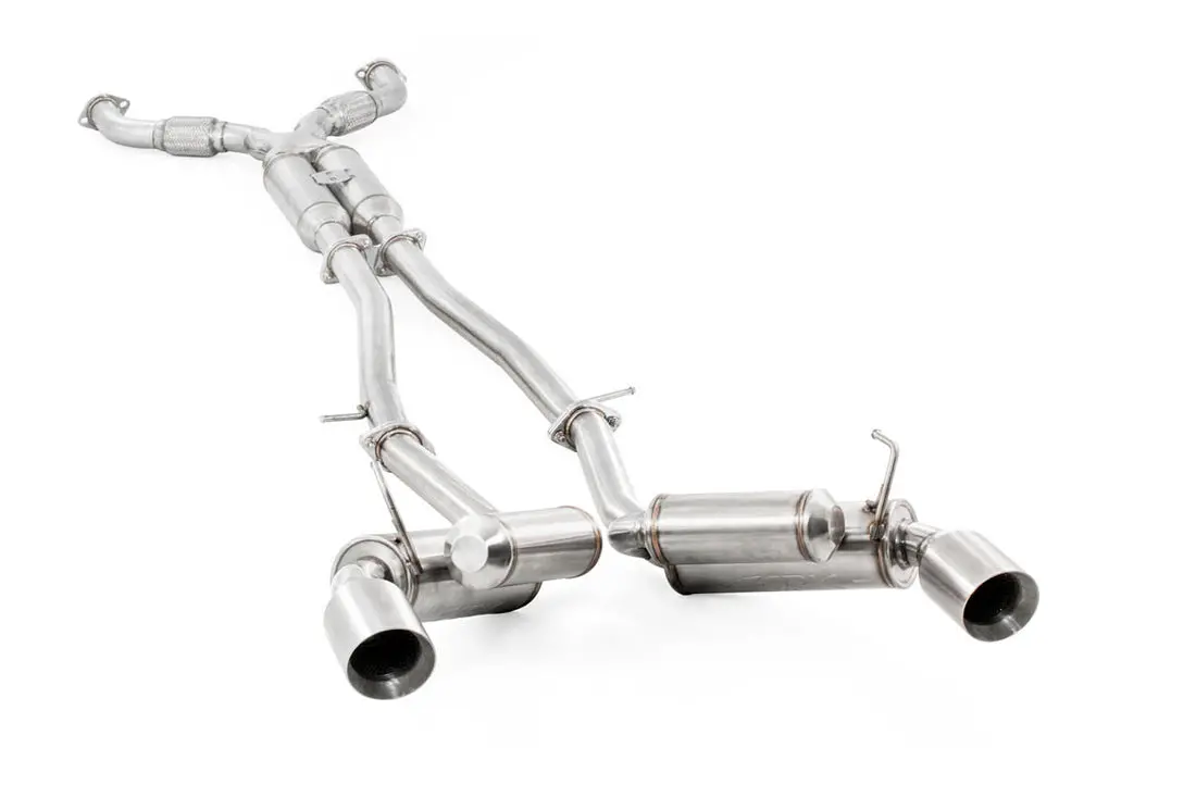 2008-2015 Infiniti G37 / Q60 Coupe [Rwd] Grip Exhaust System W/ Polished Tips | Ark - Sm1102-0103G 1