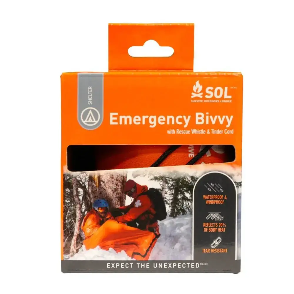 Sol Emergency Bivvy Bag Shelter With Whistle 1