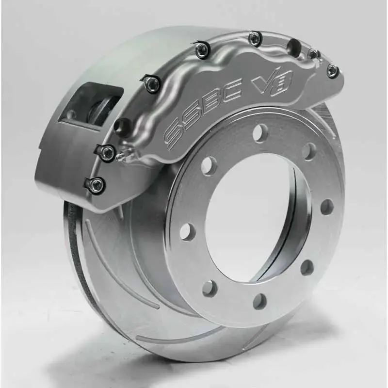 Ssbc A193-10-Ds V8-Barbarian 8-Piston Rear Brake Caliper & Rotor Kit Powerstroke 1999-2004 1