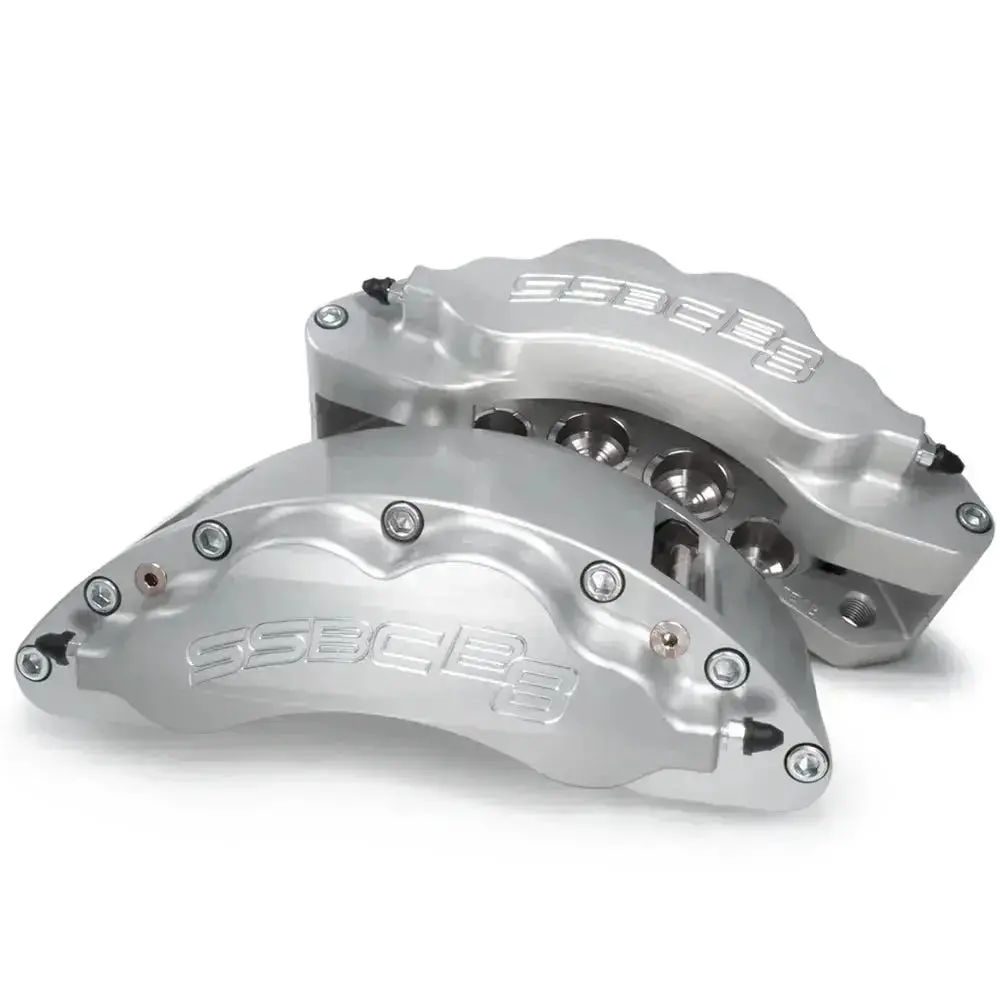 Ssbc A404-20 B8-Barbarian 8-Piston Billet Aluminum Front Caliper Upgrade Kit Ford Powerstroke 2013-2022 1