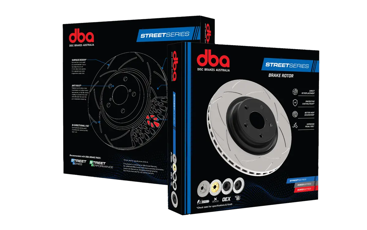 2002-2010 Lexus Sc430 & More | Dba Street Series Gold Cross-Drilled/Slotted Brake Rotor [Front] | Dba784x 1