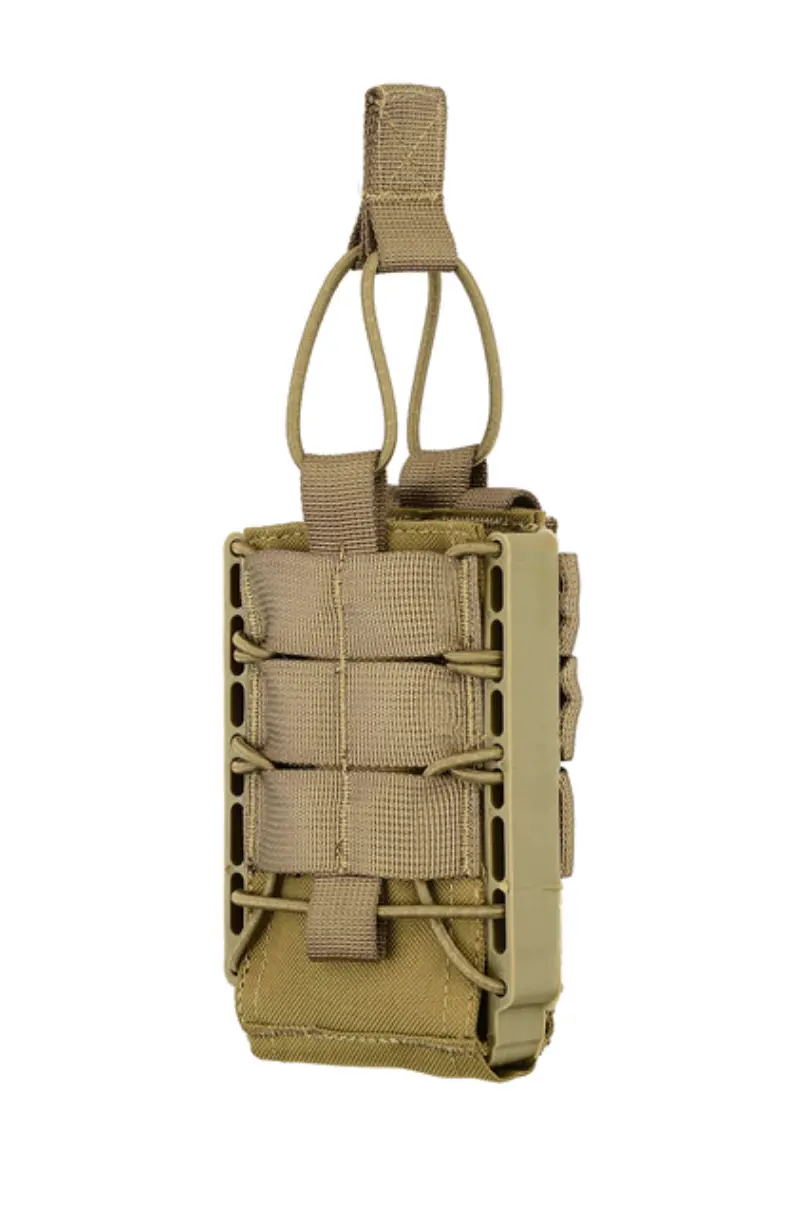 She-21019 Rapid Access Magazine Pouch Single (Black / Tan / Green) 1