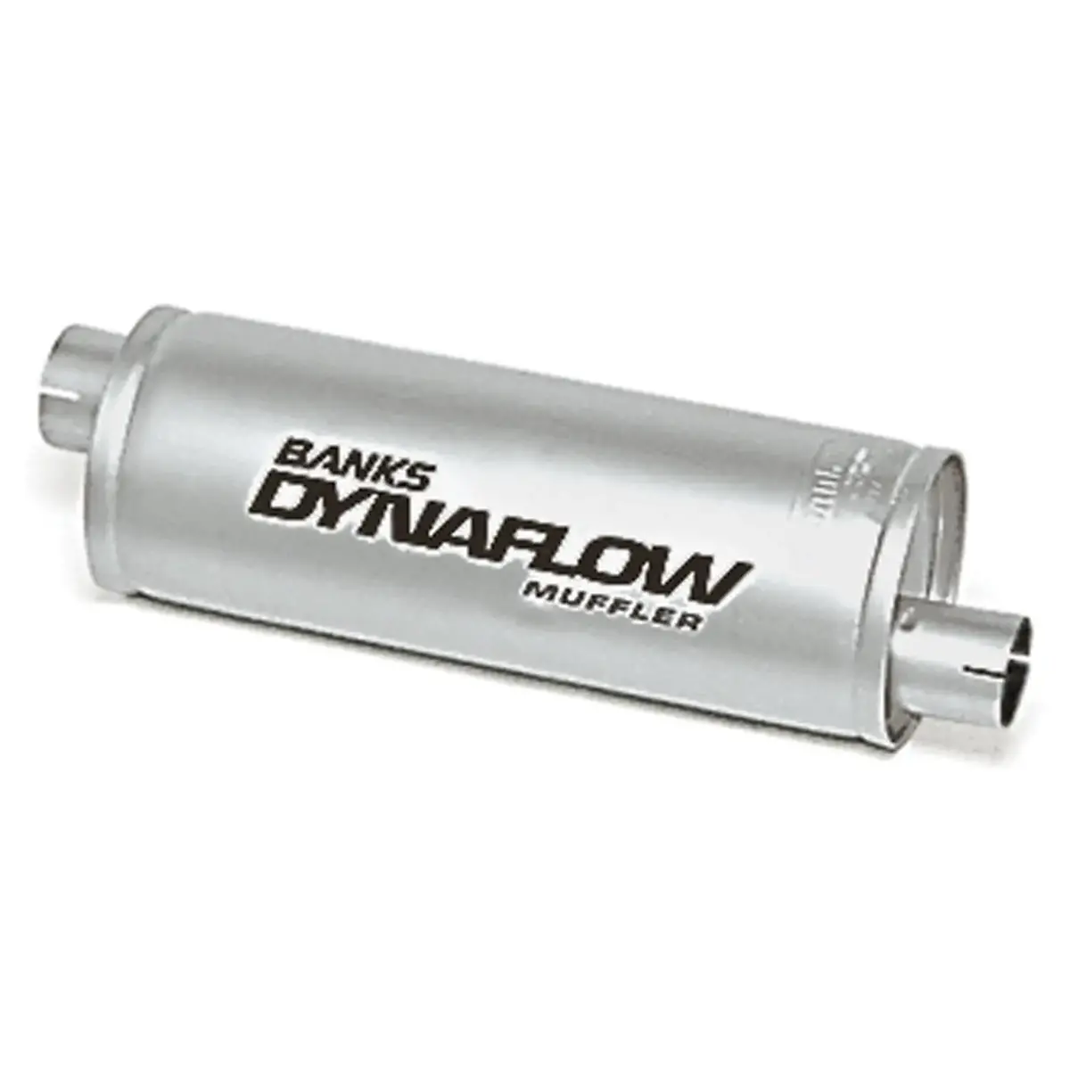 Stainless Steel Exhaust Muffler 3 Inch Inlet X 3.5 Inch Outlet Various Applications Banks Power 1