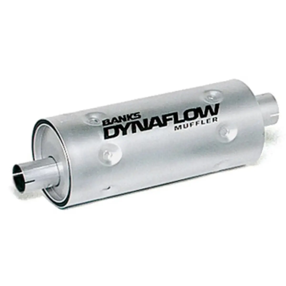 Stainless Steel Exhaust Muffler 3 Inch Inlet X 3.5 Inch Outlet W/Heatshield Banks Power 1