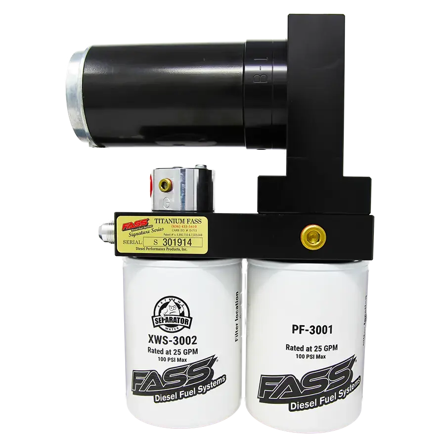 Fass Tsd12250g Titanium Signature Series Diesel Fuel System 250Gph Dodge Cummins 6.7L 2019-2020 1