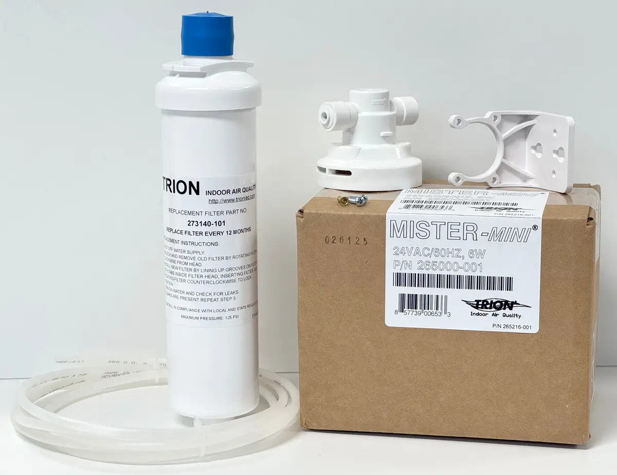 Trion 265000-001-Fkit - Mister Mini Whole House Atomizing Humidifier With Water Filter Kit 1