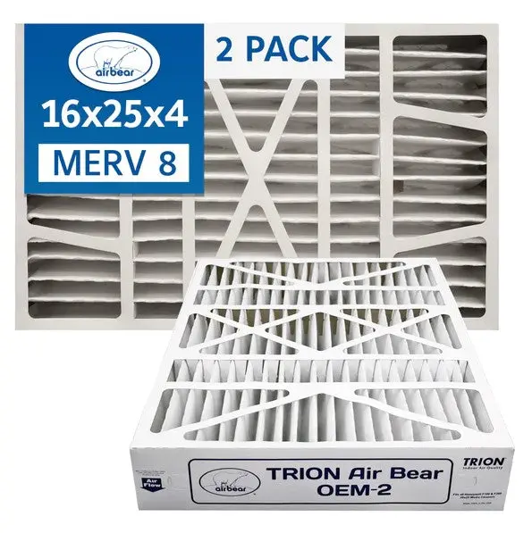 Trion 272649-08-205 - (2 Pack) 16" X 25" X 4.3" Trion Oem-2 Honeywell Replacement Air Filter, Merv 8 1