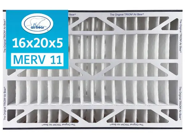 Trion Air Bear 259112-104 - 16" X 20" X 5" Pleated Air Filter, Merv 11 1