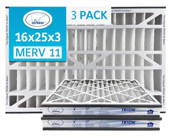 Trion Air Bear 259112-101 - 16"X25"X3" Merv 11 Pleated Air Filter 2