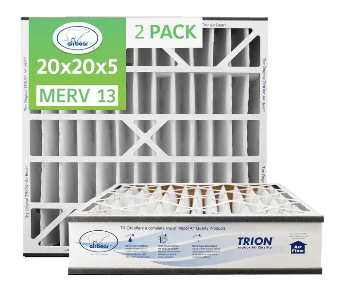 Trion Air Bear 266649-103 - 20" X 20" X 5" Merv 13 Pleated Air Filter 2