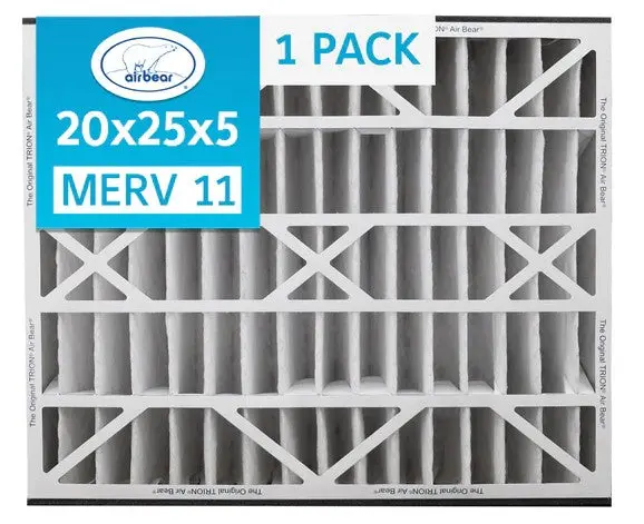 Trion Air Bear 259112-102 - 20"X25"X5" Merv 11 Pleated Air Filter 1