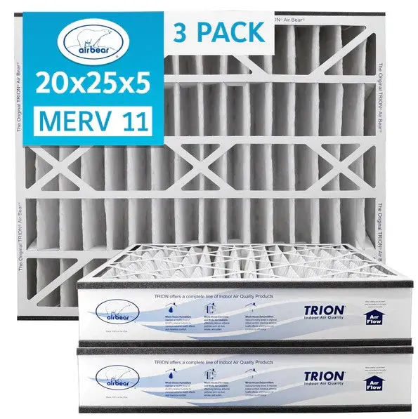 Trion Air Bear 259112-102 - 20"X25"X5" Merv 11 Pleated Air Filter 3