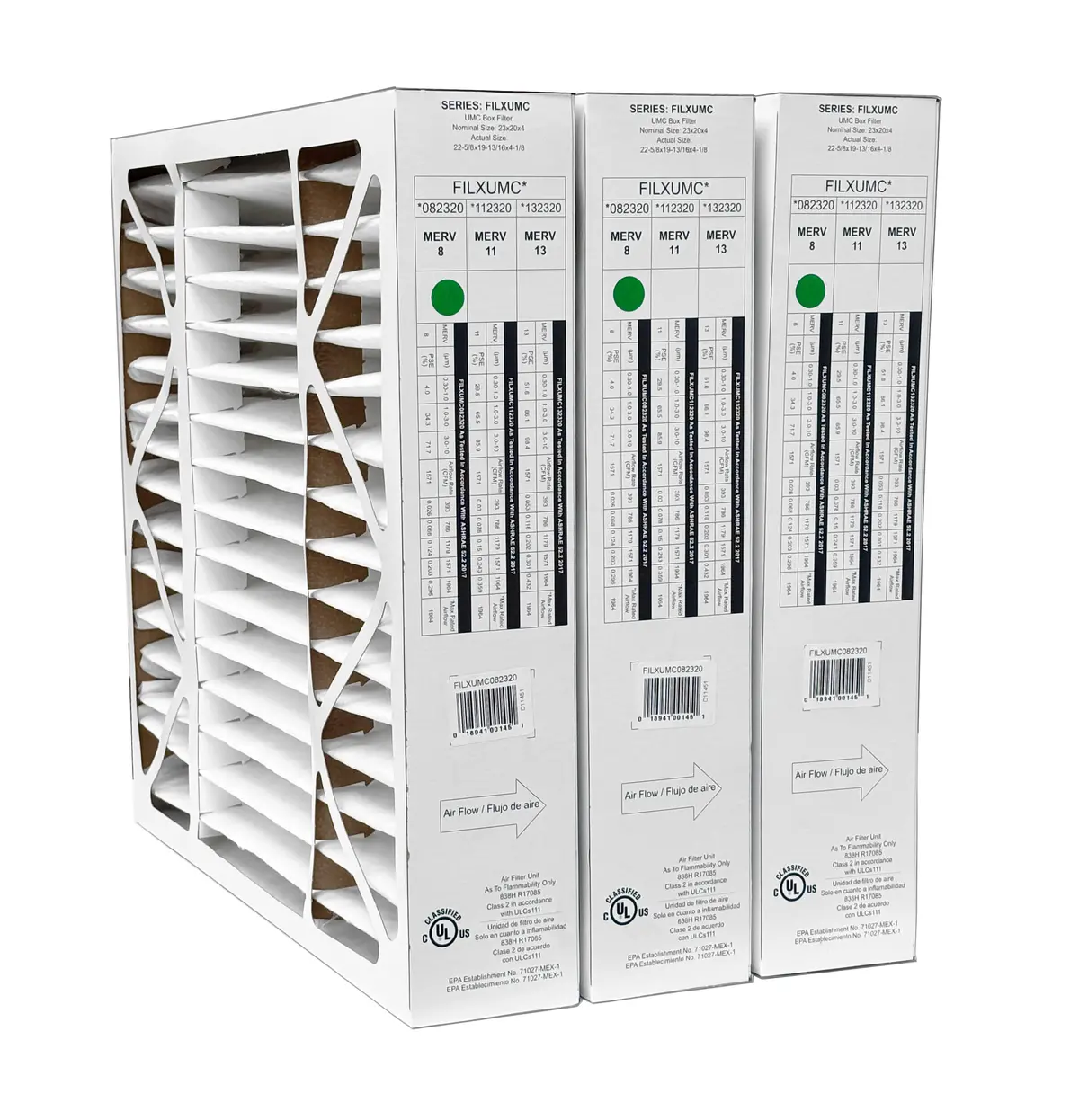 Carrier & Bryant Filxumc082320 - 20" X 23" X 4" Pleated Air Filter, Merv 8 Replaces Old Part # Filxxfnc0024 3