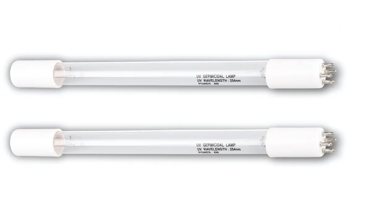 Bluonics (2Pcs) 6W Uv Replacement Bulb 4 Prong For Our Water Purifier Ultraviolet Light System 1