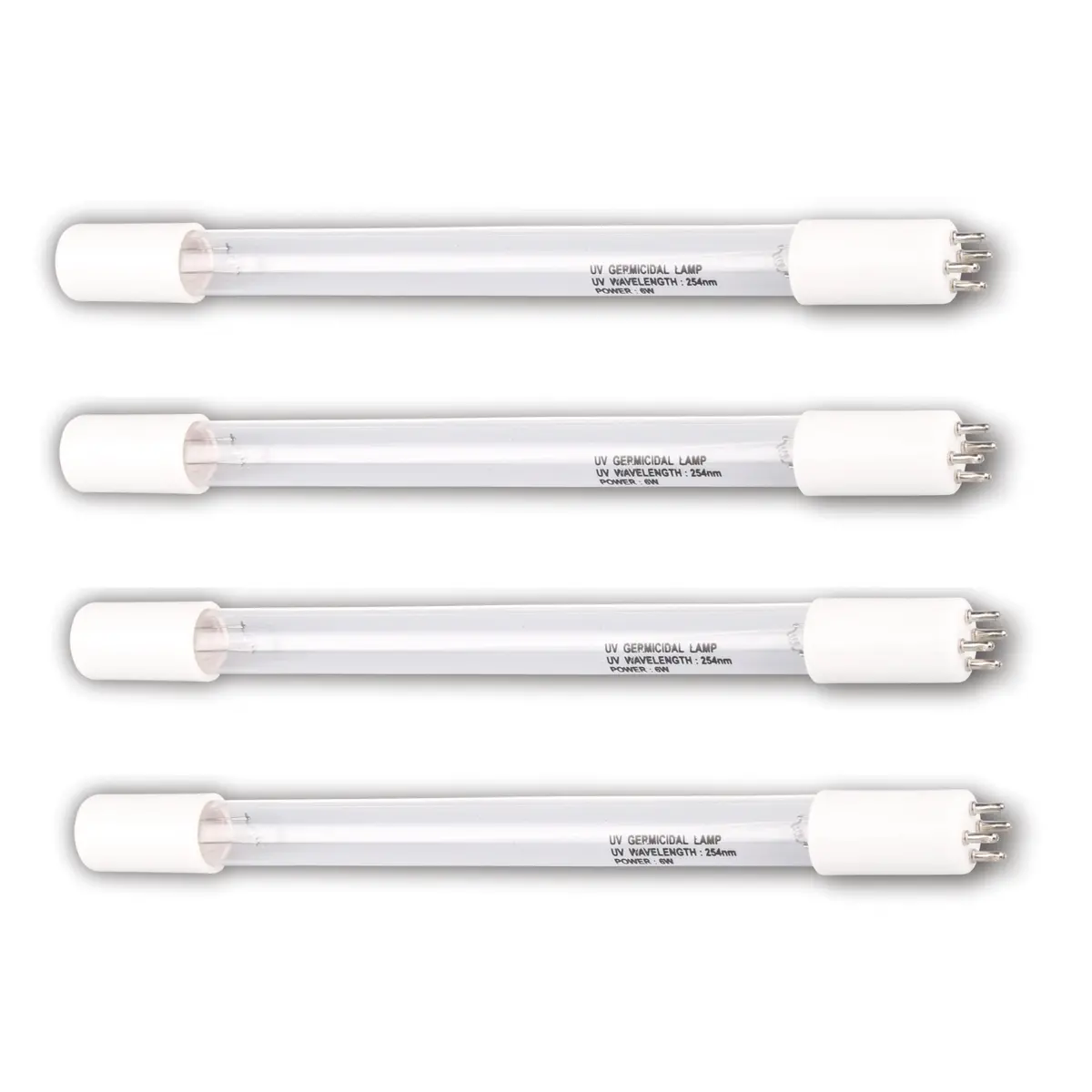 Bluonics (4Pcs) 6W Uv Replacement Bulb 4 Prong For Our Water Purifier Ultraviolet Light System 1