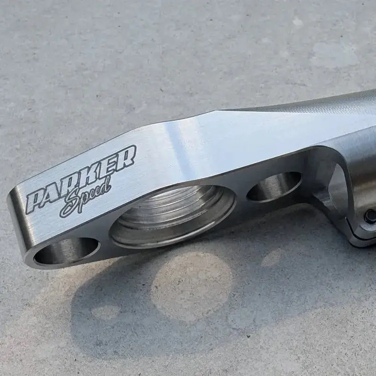 Ultra-Light Clamp-On Large Frame Turbo Oil Drain Mount 1