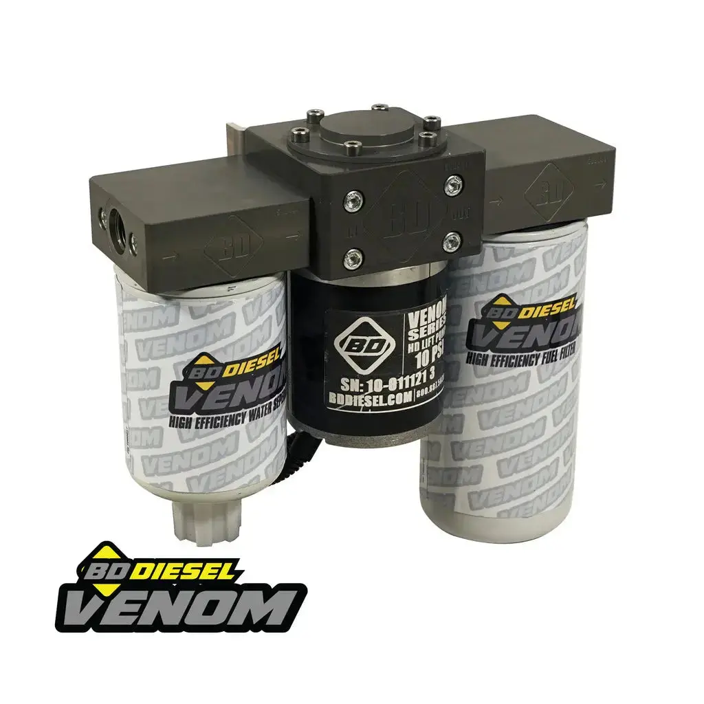Venom Fuel Lift Pump C/W Filter & Separator Chevy 6.6L Duramax 2001-2010 1