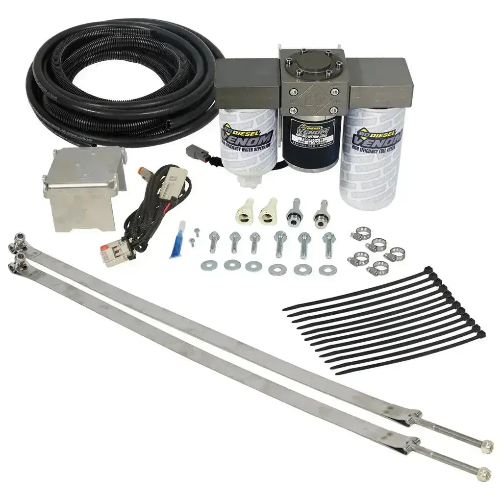 Venom Fuel Lift Pump C/W Filter & Separator Dodge 5.9L Cummins 2003-2004.5 1