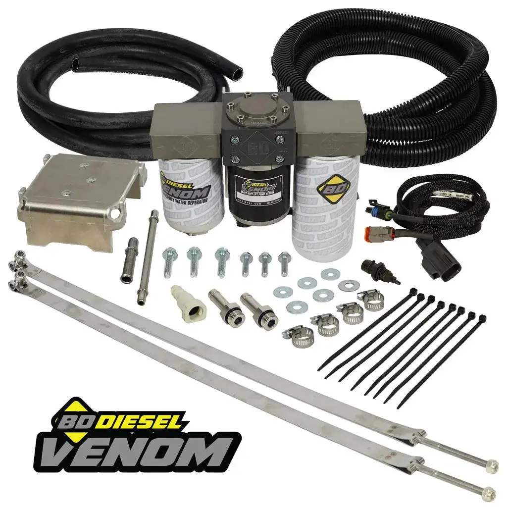 Venom Fuel Lift Pump C/W Filter & Separator Ford 6.4L Power Stroke 2008-2010 1