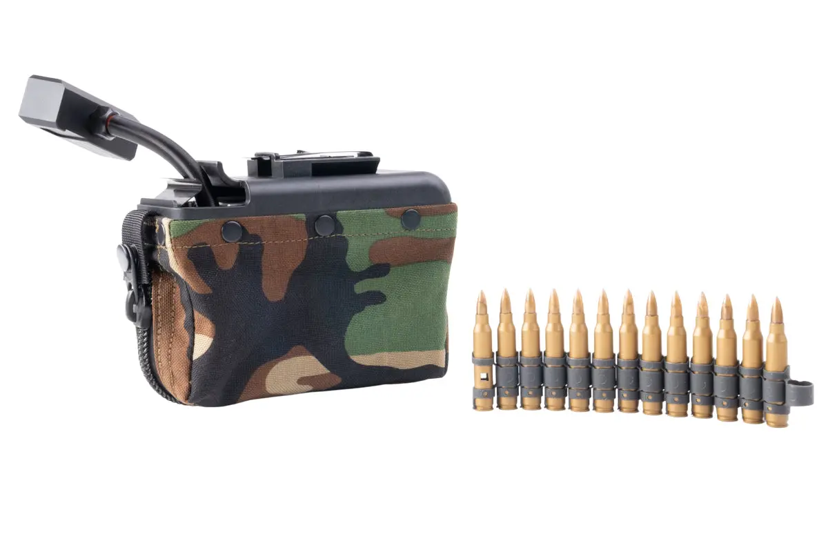 Vfc M249 Gbb 100Rds Cartidge Pouch Style Gas Supply Module (Woodland) 1