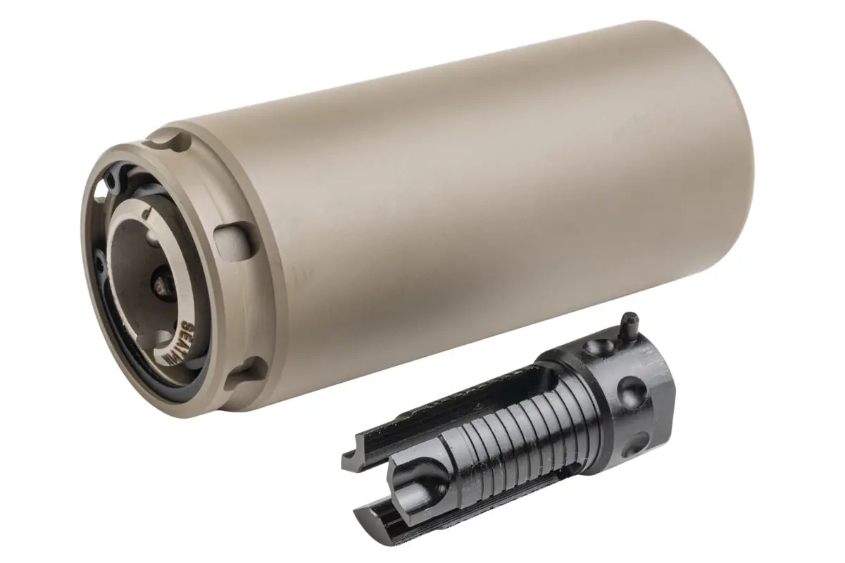 Vfc Kac Qdc Airsoft Mock Suppressor With Kac Flash Hider 1