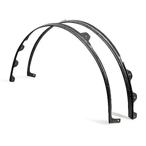 2021-2023 Ford Mustang Mach 1 Carbon Fiber Front Fender Extension  - Anderson Composites - Ac-Fe21fdmum1 1
