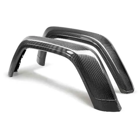 2019-2024 Jeep Gladiator (Jt) Carbon Fiber Rear Fender Flares - Anderson Composites - Ac-Flr19jpjt-R 2
