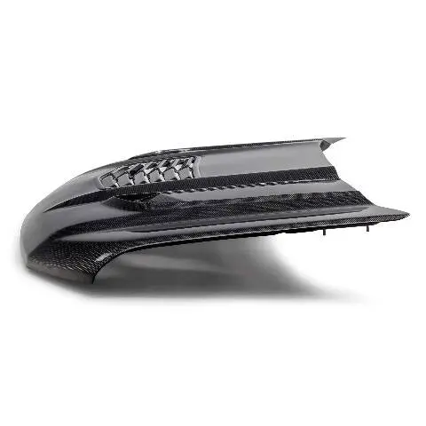 2020-2024 Chevrolet Silverado 1500 Type-T2 Carbon Fiber Hood  - Anderson Composites - Ac-Hd20chsv-T2 1