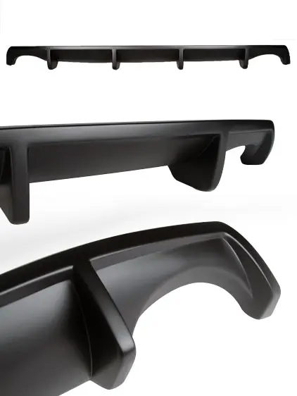 2013-2017 Honda Accord Coupe - Stillen Rear Diffuser [Matte Black] - Kb25002mb 1