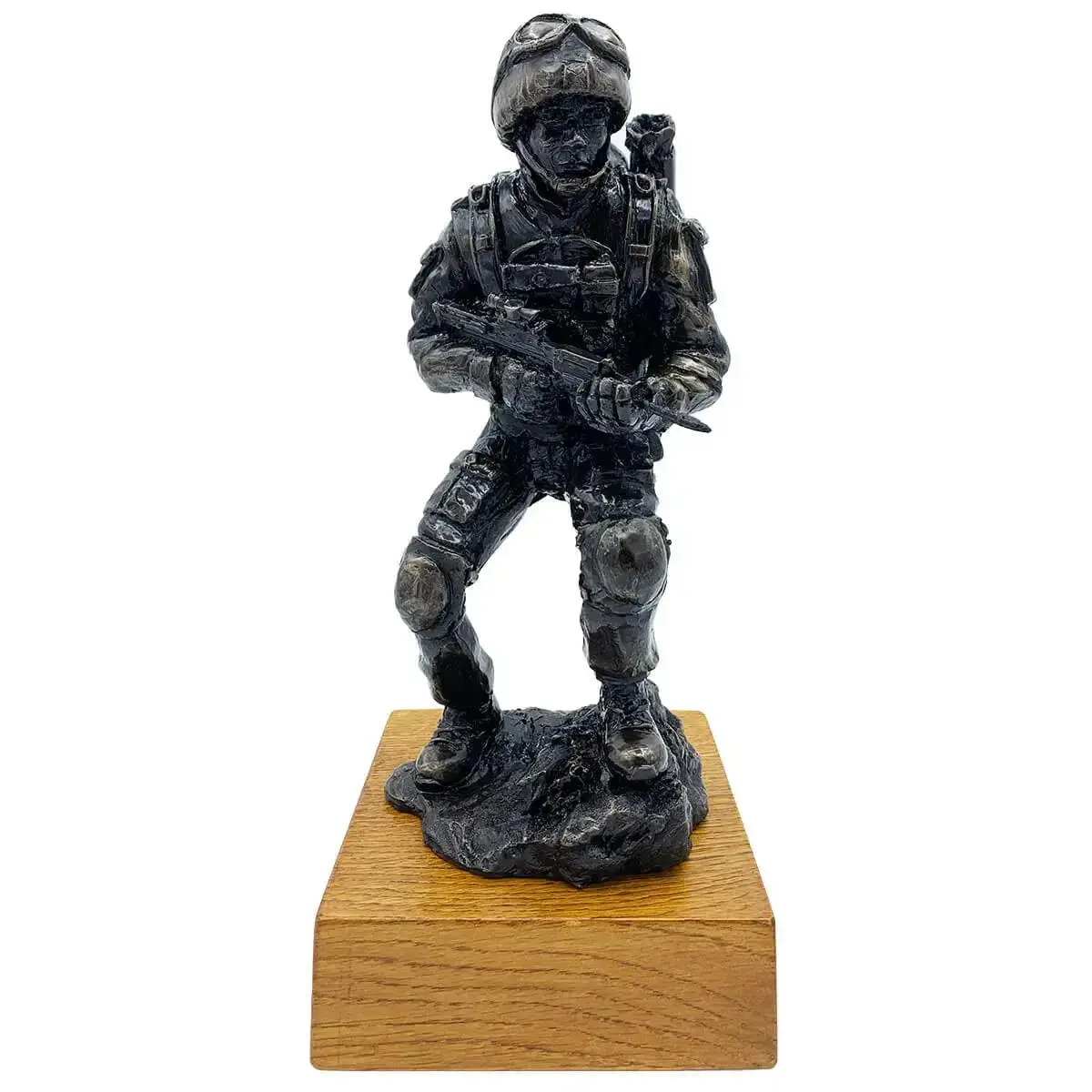 Afghan Medic Bronze Resin Statue 1