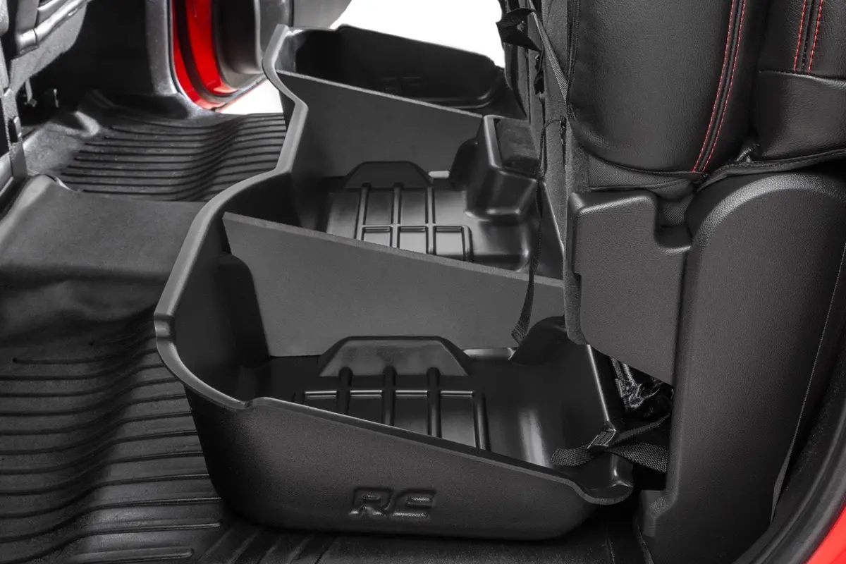 Under Seat Storage | Crew Cab | Chevrolet Silverado/Gmc Sierra 1500/2500Hd/3500Hd 2Wd/4Wd | 2014-2018 | Rough Country | Rc09031a 2